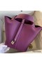 Hermes Picotin Lock 18 Handmade Bag in Anemone Clemence Leather Replica