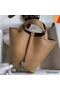 Hermes Picotin Lock 18 Handmade Bag in Chai Clemence Leather Replica