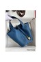Hermes Picotin Lock 18 Handmade Bag in Deep Blue Clemence Leather Replica