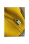 Hermes Picotin Lock 18 Handmade Bag in Jaune Ambre Clemence Leather Replica