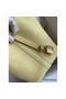 Hermes Picotin Lock 18 Handmade Bag in Jaune Poussin Clemence Leather Replica