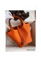 Hermes Picotin Lock 18 Handmade Bag in Orange Clemence Leather Replica