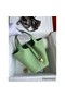 Hermes Picotin Lock 18 Handmade Bag in Vert Criquet Clemence Leather Replica