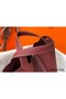 Hermes Picotin Lock 22 Bag In Bordeaux Clemence Leather Replica