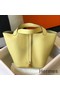 Hermes Picotin Lock 22 Bag In Jaune Poussin Clemence Leather Replica
