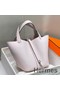 Hermes Picotin Lock 22 Bag In Mauve Pale Clemence Leather Replica
