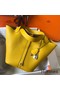 Hermes Picotin Lock 22 Bag In Yellow Clemence Leather Replica