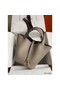 Hermes Picotin Lock 22 Handmade Bag in Gris Asphalt Clemence Leather Replica