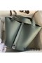 Hermes Picotin Lock 22 Handmade Bag in Vert Amande Clemence Leather Replica