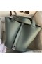 Hermes Picotin Lock 22 Handmade Bag in Vert Amande Clemence Leather Replica