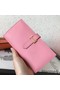 Hermes Pink Epsom Bearn Gusset Wallet Replica