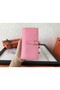 Hermes Pink Epsom Bearn Gusset Wallet Replica
