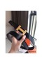 Hermes Quizz 32mm Reversible Belt In Cafe Clemence Leather Replica