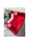 Hermes Red Avalon Bayadere Throw Blanket Replica