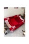 Hermes Red Avalon Bayadere Throw Blanket Replica