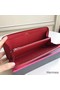 Hermes Red Clemence Azap Zipped Wallet Replica