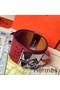 Hermes Red Crocodile Collier de Chien Bracelet Size S Replica