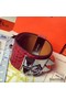 Hermes Red Crocodile Collier de Chien Bracelet Size S Replica
