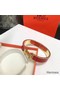 Hermes Red Enamel Clic H PM Bracelet Replica