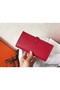 Hermes Red Epsom Bearn Gusset Wallet Replica