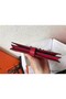 Hermes Red Epsom Bearn Gusset Wallet Replica