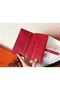 Hermes Red Epsom Bearn Gusset Wallet Replica