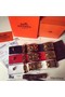 Hermes Red Epsom Collier de Chien Bracelet Size S Replica