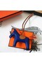 Hermes Rodeo Horse Bag Charm In Blue/Camarel/Orange Leather Replica