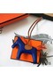 Hermes Rodeo Horse Bag Charm In Blue/Camarel/Orange Leather Replica