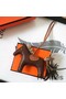 Hermes Rodeo Horse Bag Charm In Cafe/Camarel/Grey Leather Replica