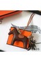 Hermes Rodeo Horse Bag Charm In Cafe/Camarel/Grey Leather Replica