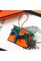 Hermes Rodeo Horse Bag Charm In Malachite/Camarel/Green Leather Replica