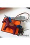 Hermes Rodeo Horse Bag Charm In Purple/Camarel/Blue Leather Replica