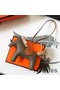 Hermes Rodeo Horse Bag Charm In Taupe/Camarel/Beige Leather Replica