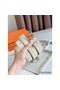 Hermes Romain 35MM Belt in Craie Clemence Leather Replica