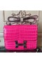 Hermes Rose Red Constance MM 24cm Crocodile Bag Replica