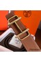 Hermes Royal 38MM Reversible Belt In Brown Clemence Leather Replica