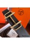 Hermes Royal 38MM Reversible Belt In Cafe Clemence Leather Replica