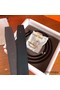 Hermes Royal 38MM Reversible Belt In Cafe Clemence Leather Replica