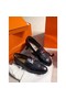 Hermes Royal Loafers In Black Calfksin Replica