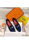 Hermes Royal Loafers In Blue Suede Leather Replica