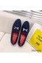 Hermes Royal Loafers In Blue Suede Leather Replica