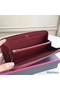 Hermes Ruby Clemence Azap Zipped Wallet Replica