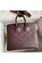 Hermes Shadow Birkin 25 Limited Edition Bag In Chocolat Swift Calfskin Replica