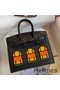 Hermes So Black Midnight Faubourg Birkin 20 Sellier Limited Edition Bag Replica