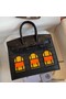 Hermes So Black Midnight Faubourg Birkin 20 Sellier Limited Edition Bag Replica