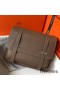 Hermes Steve 35 Messenger Bag In Taupe Clemence Calfskin Replica
