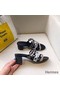 Hermes Tandem Sandals In Gold/Silver Lambskin Replica