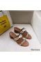 Hermes Tandem Sandals In Multicolour Lambskin Replica