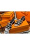Hermes Tandem Sandals In Silver Metallic Calfskin Replica